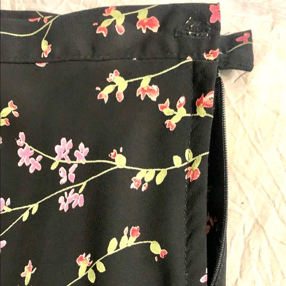 BRANNAN STUDIO san francisco Floral print Skirt size L NWOT never worn - Picture 6 of 13